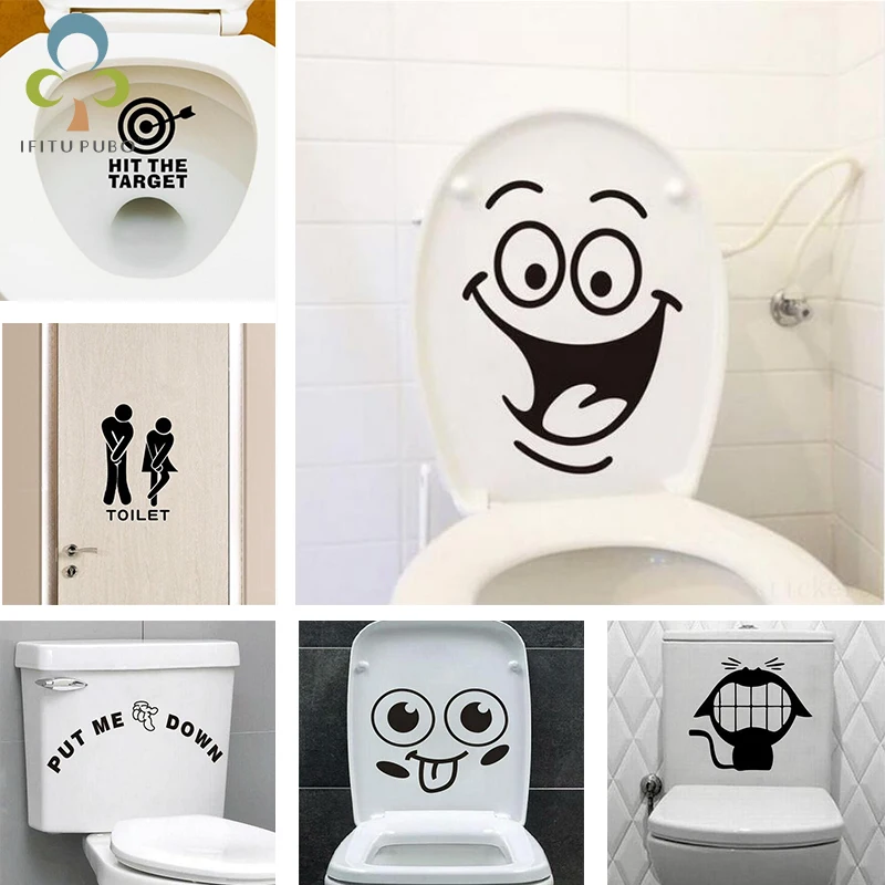 Creative Bathroom Stickers Toilet Home Decoration Waterproof Wall Decals For Toilet Sticker Decorative Poster Home Decor RQX
Creative Bathroom Stickers Toilet Home Decoration Waterproof Wall Decals For Toilet Sticker Decorative Poster Home Decor RQX