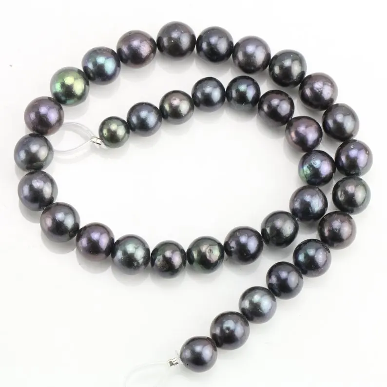 Unique Pearls jewellery Store,10-12mm Black Large Potato Round Freshwater Pearl Loose Beads,15inchs One Full Strand
Unique Pearls jewellery Store,10-12mm Black Large Potato Round Freshwater Pearl Loose Beads,15inchs One Full Strand
