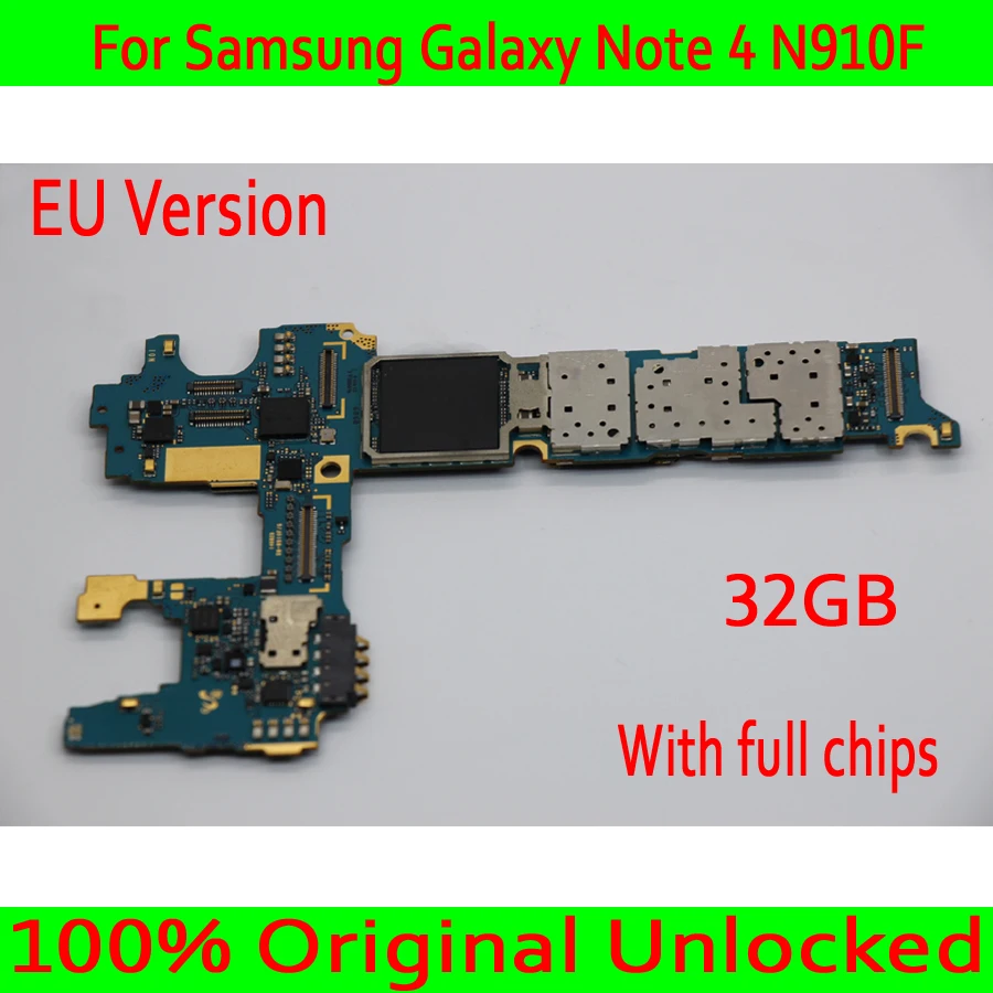 With Android System For Samsung Galaxy Note 4 N910F Motherboard,32GB Original unlocked for Note 4 N910F Logic board,Good Working
With Android System For Samsung Galaxy Note 4 N910F Motherboard,32GB Original unlocked for Note 4 N910F Logic board,Good Working