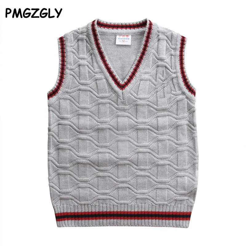 Boy's V-neck Sweater Vest Kids Waistcoat Vest Girls Boys Sweaters For 4-10T New 2017 Spring Autumn 100% Cotton Baby Cardigan
Boy's V-neck Sweater Vest Kids Waistcoat Vest Girls Boys Sweaters For 4-10T New 2017 Spring Autumn 100% Cotton Baby Cardigan