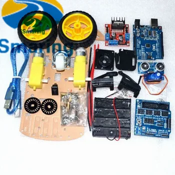 Official iSmaring 2WD Smart Speed Encoder Robot Car Chassis Kit with L298N FPV Bracket Battery Box 9g Servo Motor Ultrasonic Mod
Official iSmaring 2WD Smart Speed Encoder Robot Car Chassis Kit with L298N FPV Bracket Battery Box 9g Servo Motor Ultrasonic Mod