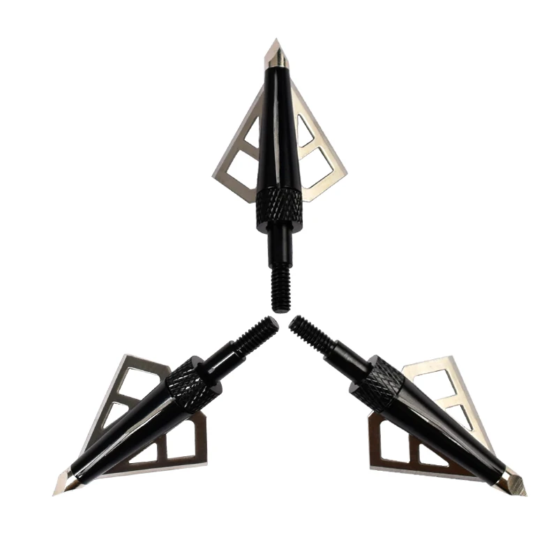 12pcs Black Broadheads 100 Grain 3 Blades Steel Arrowheads High Quality Hunting Archery Bow Free Shipping
12pcs Black Broadheads 100 Grain 3 Blades Steel Arrowheads High Quality Hunting Archery Bow Free Shipping