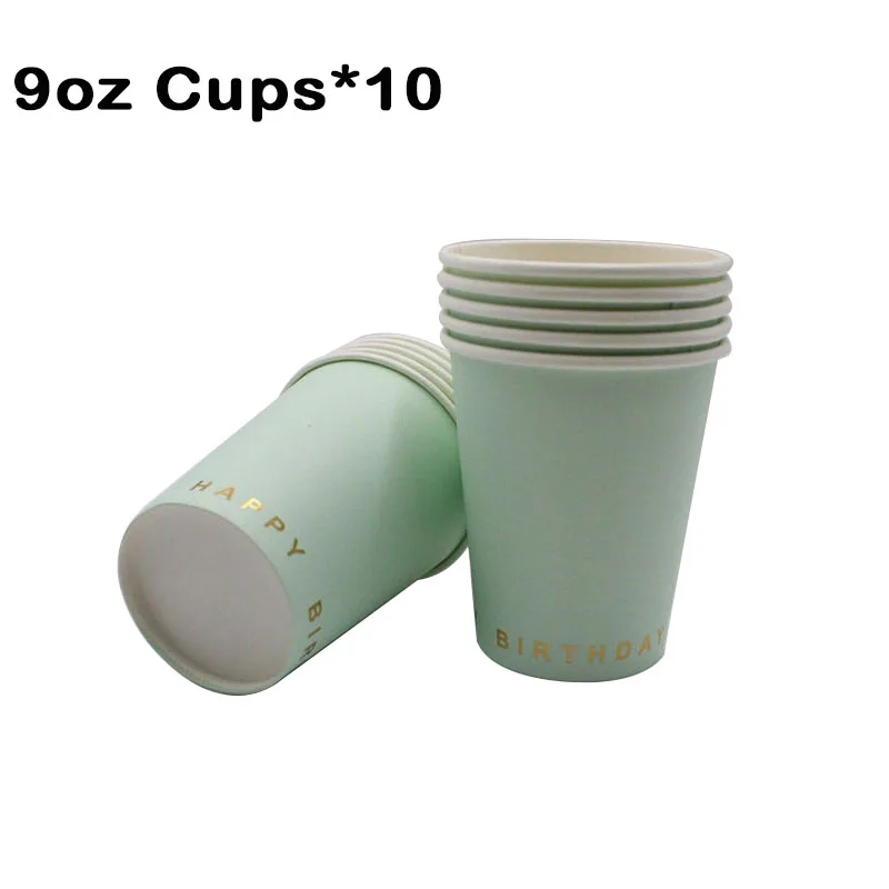 10pcs Disposable Tableware 9oz Cups 1st Birthday Party Supplies Baby Shower Green Coffee Cups Happy Birthday Party Decorations
10pcs Disposable Tableware 9oz Cups 1st Birthday Party Supplies Baby Shower Green Coffee Cups Happy Birthday Party Decorations