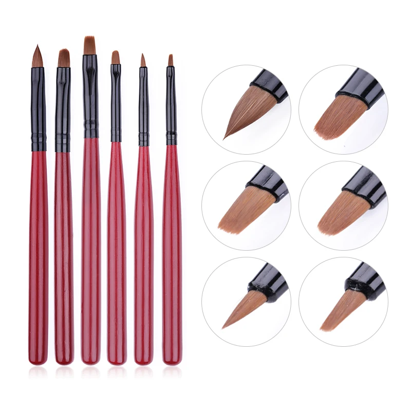 1 Pc Acrylic Nail Brush Wooden Handle Painting Pen Mixed Size Soft Hair Brushes for Nail Art Beauty DIY Carving Flower Design
1 Pc Acrylic Nail Brush Wooden Handle Painting Pen Mixed Size Soft Hair Brushes for Nail Art Beauty DIY Carving Flower Design