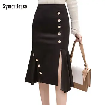 New Chiffon Patchwork Button Office Skirt Women high Waist Pencil Skirts Sexy Fashion Skirt Ladies Midi Bodycon Split Skirt
New Chiffon Patchwork Button Office Skirt Women high Waist Pencil Skirts Sexy Fashion Skirt Ladies Midi Bodycon Split Skirt