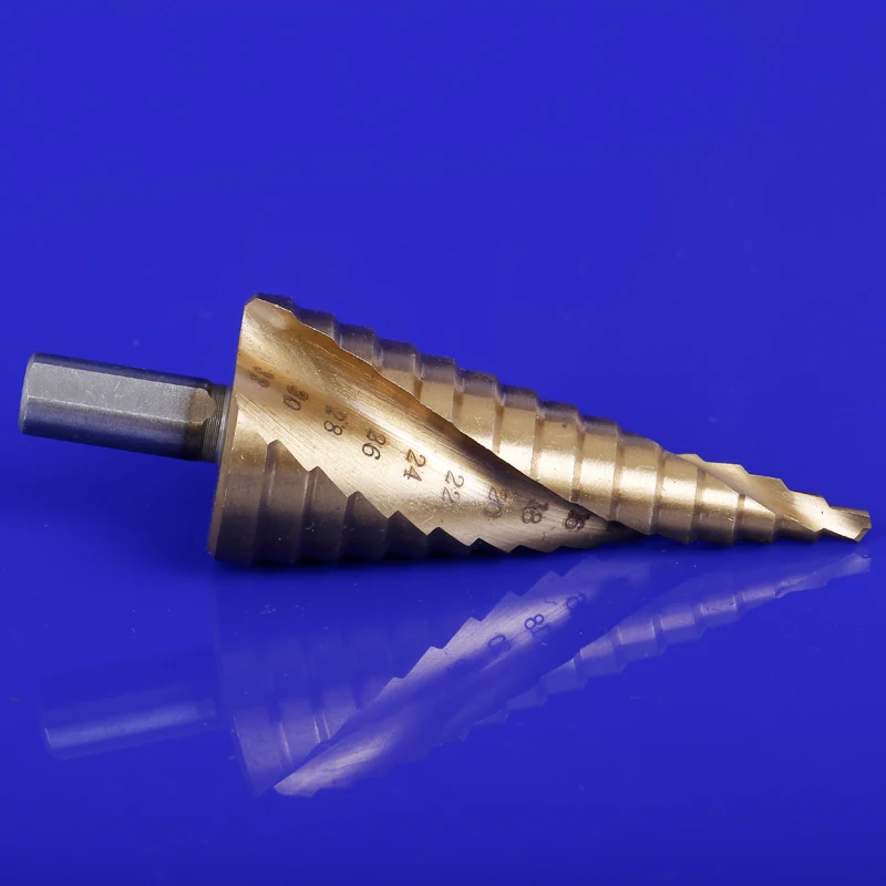 Free shipping 1pcs 4-32mm Pagoda Drill Triangle screw drill HSS Power Tools Spiral Grooved Metal Steel Step Drill Bit
Free shipping 1pcs 4-32mm Pagoda Drill Triangle screw drill HSS Power Tools Spiral Grooved Metal Steel Step Drill Bit