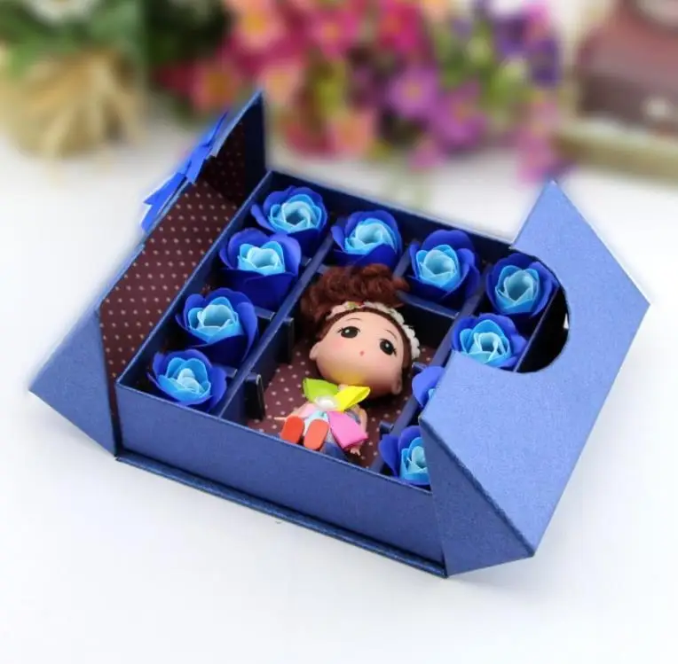 Bath Rose Flower Soap Floral Scent & Cute Girl Doll Romantic Gift Set Present Valentines Day Wedding Party Birthday decorations
Bath Rose Flower Soap Floral Scent & Cute Girl Doll Romantic Gift Set Present Valentines Day Wedding Party Birthday decorations
