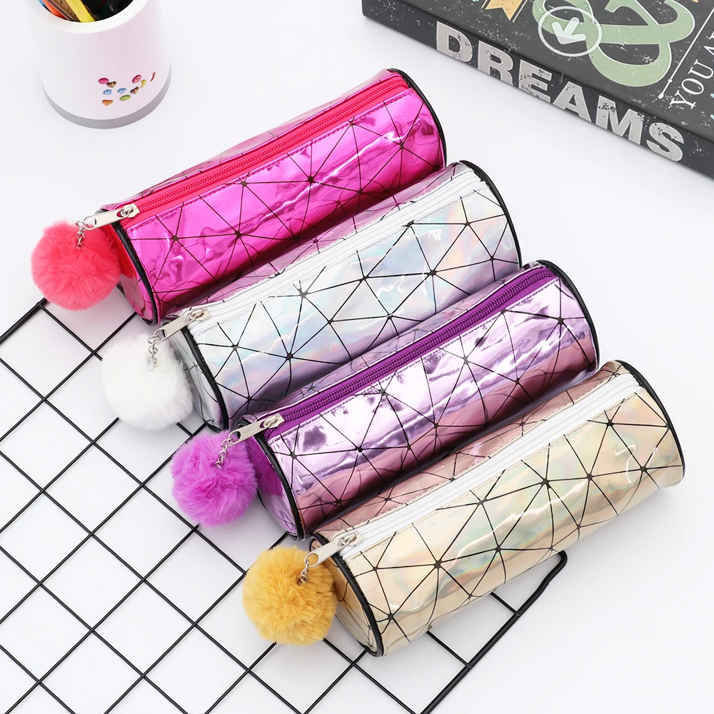 1PC Fashion Colorful Cylindrical Holographic Laser Plush Ball Pencil Case Hairball Handbag Makeup Brush Pouch Cosmetic Bag
1PC Fashion Colorful Cylindrical Holographic Laser Plush Ball Pencil Case Hairball Handbag Makeup Brush Pouch Cosmetic Bag