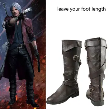 Game Devil May Cry 5 Costume DMC5 Dante Cosplay Shoes Leather Adult Men Halloween Halloween Carnival Deluxe Shoes Custom Made
Game Devil May Cry 5 Costume DMC5 Dante Cosplay Shoes Leather Adult Men Halloween Halloween Carnival Deluxe Shoes Custom Made