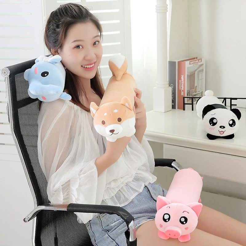 Cute animal cylindrical natural latex pillow soft and comfortable car cervical pillow removable and washable pillow
Cute animal cylindrical natural latex pillow soft and comfortable car cervical pillow removable and washable pillow