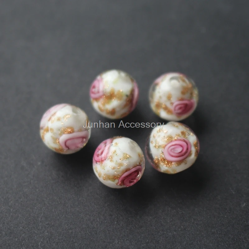 Free shipping 10Pcs/Lot 10mm 12mm Handmade Lampwork Flower Beads White Color With Gold powder Japanese Style for jewelry
Free shipping 10Pcs/Lot 10mm 12mm Handmade Lampwork Flower Beads White Color With Gold powder Japanese Style for jewelry
