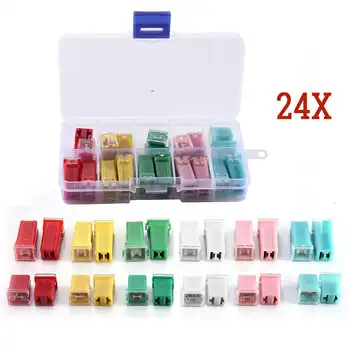 24pcs Car Fuse Box Car PAL Fuse Automotive Japanese Auto Fuse Box Kit 20A 25A 30A 40A 50A 60A for Nissan for Toyota for Honda
24pcs Car Fuse Box Car PAL Fuse Automotive Japanese Auto Fuse Box Kit 20A 25A 30A 40A 50A 60A for Nissan for Toyota for Honda