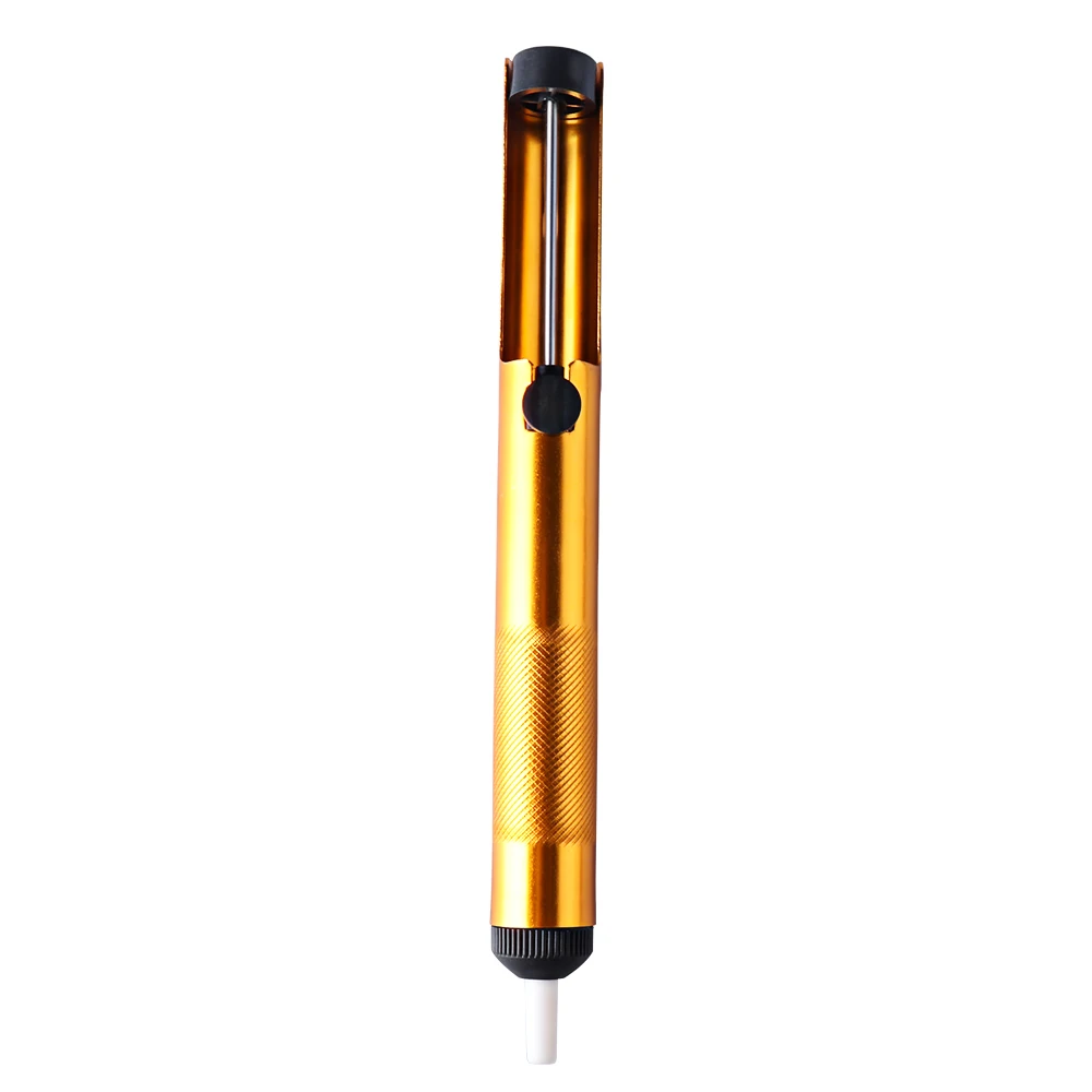 Aluminum Metal Desoldering Pump Suction Tin Gun Soldering Sucker Pen Removal Vacuum Soldering Iron Desolder Hand Welding Tools
Aluminum Metal Desoldering Pump Suction Tin Gun Soldering Sucker Pen Removal Vacuum Soldering Iron Desolder Hand Welding Tools