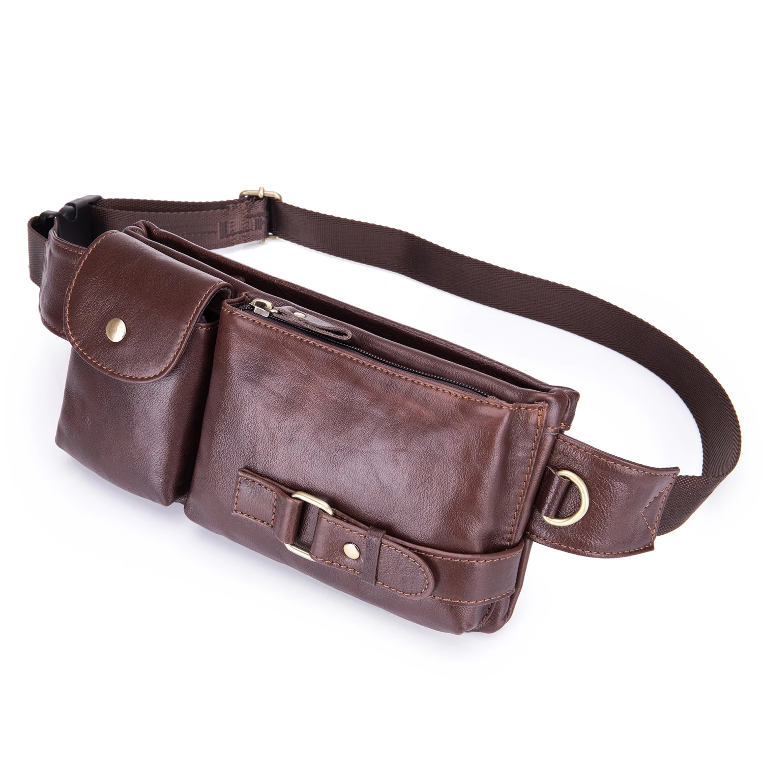 BULLCAPTAIN Genuine Leather Waist Packs Fanny Pack Belt Bag Phone leather Pouch Bags Travel Waist Pack Male Functional Waist Bag
BULLCAPTAIN Genuine Leather Waist Packs Fanny Pack Belt Bag Phone leather Pouch Bags Travel Waist Pack Male Functional Waist Bag
