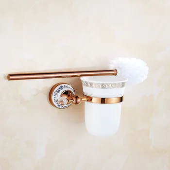 Toilet Brush Holders 304 Stainless Steel Rose Golden Antique Holder with Ceramic Cup Household Products Bathroom Decoration
Toilet Brush Holders 304 Stainless Steel Rose Golden Antique Holder with Ceramic Cup Household Products Bathroom Decoration