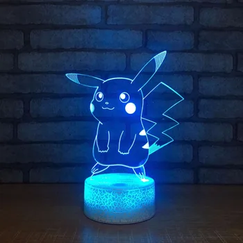 Pikachu 3D LED RGB Night Light 7 Color Change Desk Light Action Figures 119 Boys Girls Christmas Toys
Pikachu 3D LED RGB Night Light 7 Color Change Desk Light Action Figures 119 Boys Girls Christmas Toys
