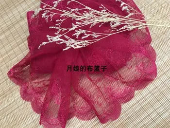High-grade delicate embroidery mesh lace accessories Red wine embroidery lace accessories diy16 cm wide
High-grade delicate embroidery mesh lace accessories Red wine embroidery lace accessories diy16 cm wide
