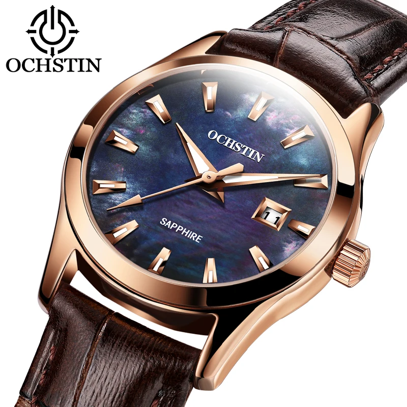 Фото Часы женские кварцевые классические аналоговые кожаные часы-браслет | Наручные
