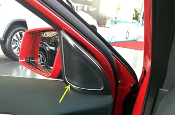 Car Styling 2pcs ABS Matte Interior Front High Stereo Speaker Audio Cover Trim For Mercedes Benz A Class W176 2012-2017 
Car Styling 2pcs ABS Matte Interior Front High Stereo Speaker Audio Cover Trim For Mercedes Benz A Class W176 2012-2017