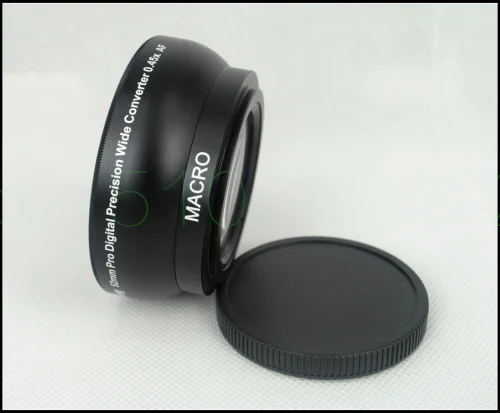 

52mm 0.45x WIDE Angle + Macro Conversion LENS 52 0.45 Black