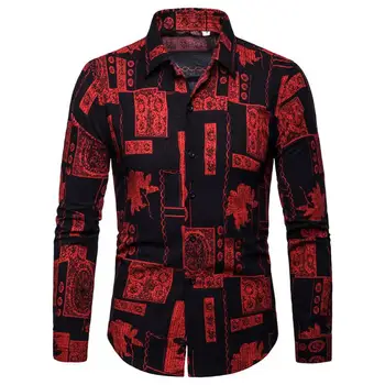 Floral Men's Shirt Flower Casual Long sleeve New model Shirts Mens clothin Blouse Men Fashion
Floral Men's Shirt Flower Casual Long sleeve New model Shirts Mens clothin Blouse Men Fashion