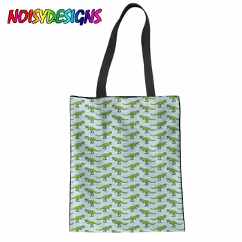 Women Bag Fashion Handbag Canvas Green Tyrannosaurus Printed Ladies mochila Shoulder Bags Tote para Bag Canvas Shopping Bags
Women Bag Fashion Handbag Canvas Green Tyrannosaurus Printed Ladies mochila Shoulder Bags Tote para Bag Canvas Shopping Bags