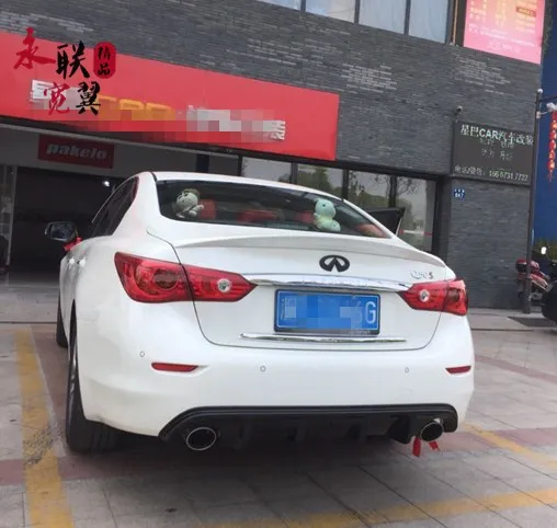 For Infiniti Q50 Q50L Spoiler ABS Material Car Rear Wing Primer Color Rear Spoiler For Infiniti q50 q50l Spoiler 2014+UP
For Infiniti Q50 Q50L Spoiler ABS Material Car Rear Wing Primer Color Rear Spoiler For Infiniti q50 q50l Spoiler 2014+UP