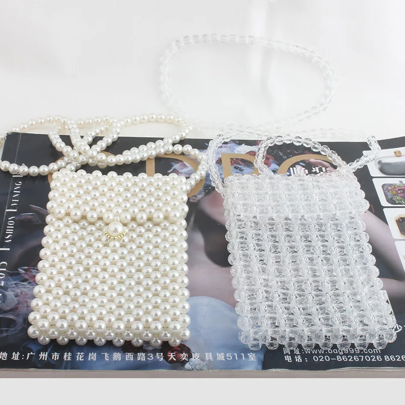 Luxury Pearl Beaded Bag Ladies Vintage Evening Clutch Purse Handmade Braided Party mini Flap Wallet Shoulder Messenger Totes Bag
Luxury Pearl Beaded Bag Ladies Vintage Evening Clutch Purse Handmade Braided Party mini Flap Wallet Shoulder Messenger Totes Bag
