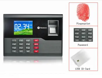 TCP/IP Spanish Language Fingerprint Time attendance With EM Card Fingerprint Time Clock System With Free Software
TCP/IP Spanish Language Fingerprint Time attendance With EM Card Fingerprint Time Clock System With Free Software