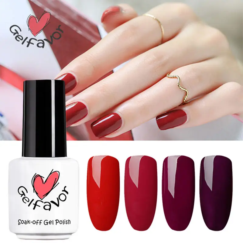 Gelfavor 7ml Red Series Nail Polish No.2601-2612 UV LED Gel Polish Soak off Pure colors Nail Gel
Gelfavor 7ml Red Series Nail Polish No.2601-2612 UV LED Gel Polish Soak off Pure colors Nail Gel