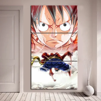 3 Piece Anime Monkey D. Luffy One Piece Poster Canvas Painting for Wall Art Home Decor 
3 Piece Anime Monkey D. Luffy One Piece Poster Canvas Painting for Wall Art Home Decor