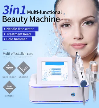 3 in 1 no needle mesotherapy gun with skin tightening and cold hammer probes anti-aging shrik pores whitening equipment
3 in 1 no needle mesotherapy gun with skin tightening and cold hammer probes anti-aging shrik pores whitening equipment