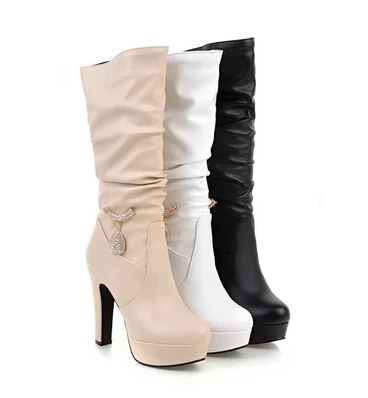 Europe and the United Knight autumn and winter boots women high heels waterproof high heels women shoes
Europe and the United Knight autumn and winter boots women high heels waterproof high heels women shoes