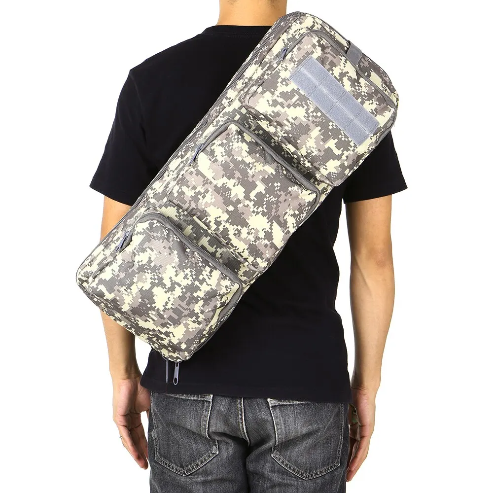 61cm 24"Rifle Carry Bag Tactical Gun Bag Hunting Carrying Backpack Gun Case Training Duffle Pack Hunting Gear Scabbard Carrier
61cm 24"Rifle Carry Bag Tactical Gun Bag Hunting Carrying Backpack Gun Case Training Duffle Pack Hunting Gear Scabbard Carrier