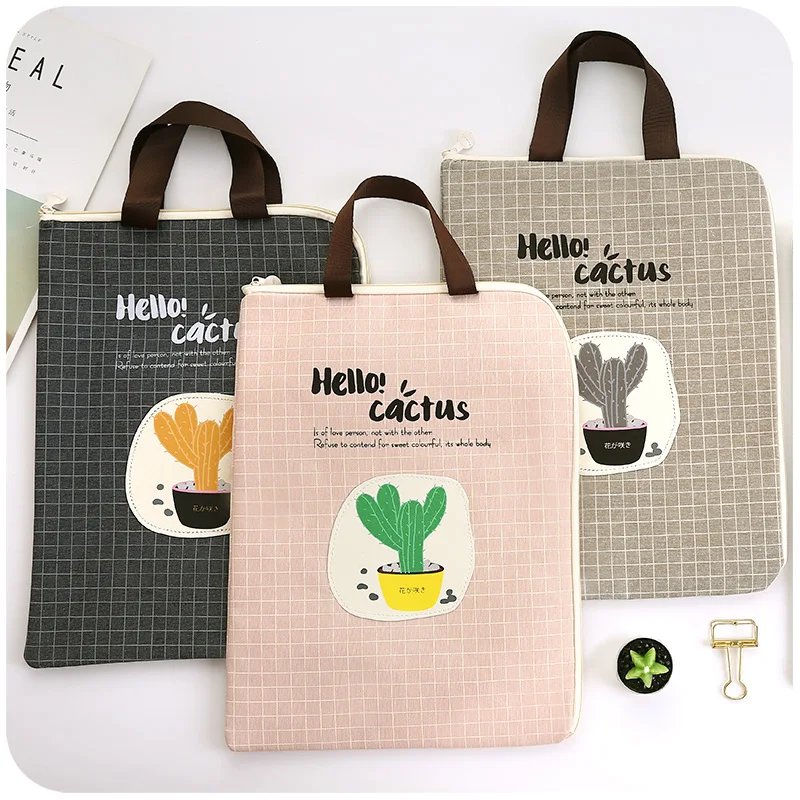 JIANWU A4 kawaii cactus File double pocket Oxford cloth bag hand carry Stuff bag Folder portfolio school stationeries support
JIANWU A4 kawaii cactus File double pocket Oxford cloth bag hand carry Stuff bag Folder portfolio school stationeries support