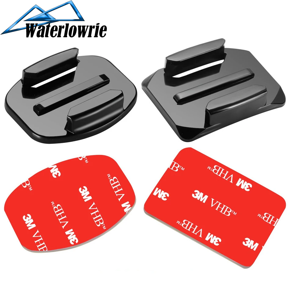 Waterlowrie Flat Curved Mount Set Sticker 3M Adhesive for Gopro Hero 7 6 5 4 3+ 2 Xiaomi Yi Action Camera For Go pro Accessories
Waterlowrie Flat Curved Mount Set Sticker 3M Adhesive for Gopro Hero 7 6 5 4 3+ 2 Xiaomi Yi Action Camera For Go pro Accessories