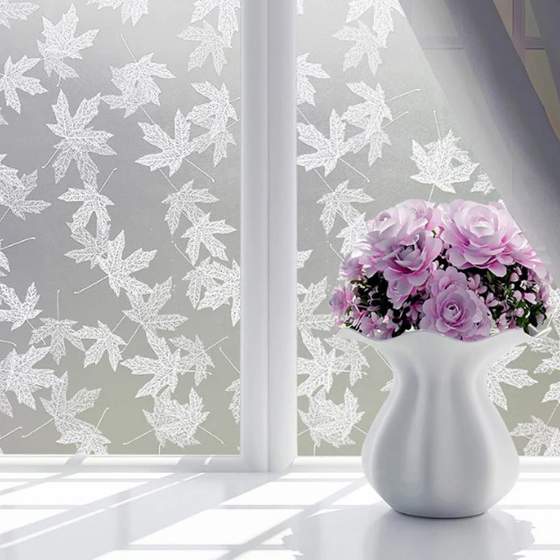 Waterproof Self-adhesive Film Window Decorative Film Frosted Glass Sliding Door Bathroom Window Stickers Translucent Opaque