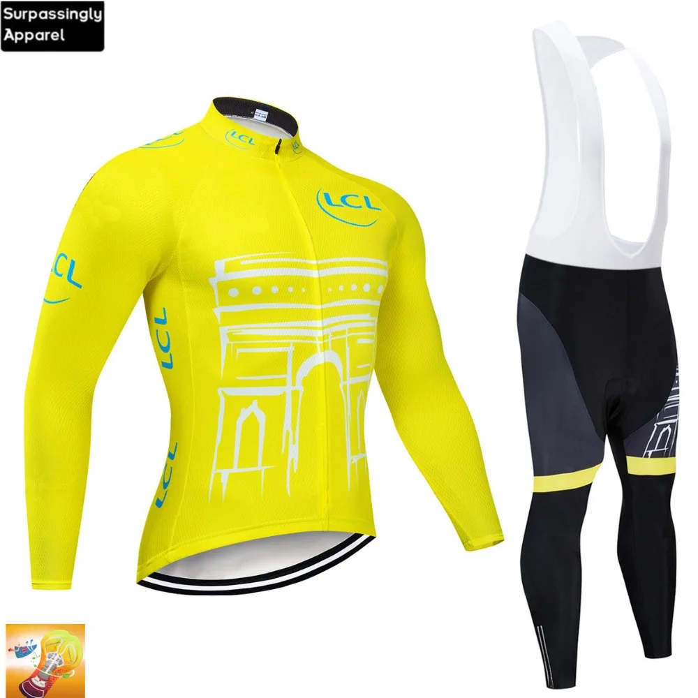 Ropa Ciclismo Pro Team 2019 Cycling Jersey Long Sleeve Yellow Clothing Set Bicycle Shirt Maillot MTB Clothes 16D
Ropa Ciclismo Pro Team 2019 Cycling Jersey Long Sleeve Yellow Clothing Set Bicycle Shirt Maillot MTB Clothes 16D