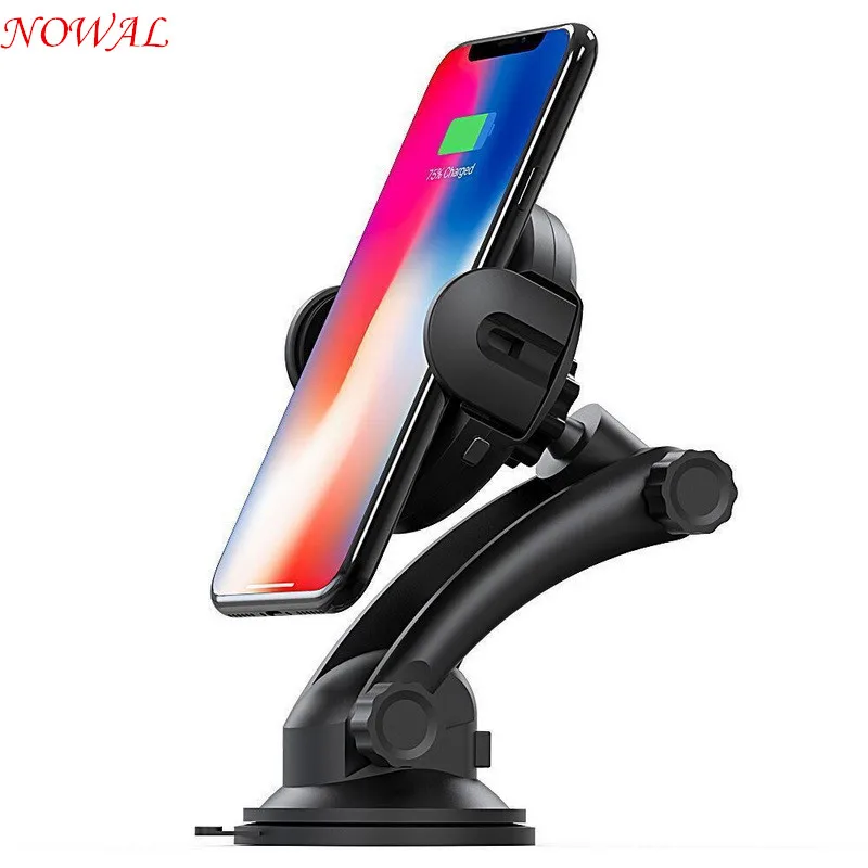 NOWAL Automatic Induction Infrared QI Fast Wireless Charger Car Holder Phone Case For Samsung S9 S8 S7 For iPhone X XS 8 Plus
NOWAL Automatic Induction Infrared QI Fast Wireless Charger Car Holder Phone Case For Samsung S9 S8 S7 For iPhone X XS 8 Plus