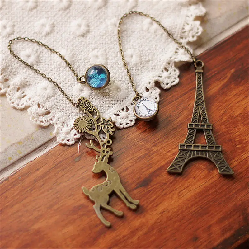 Coloffice Original handmade forest Japanese small fresh art retro deer tower bookmark Gifts For Friend Office Supplies 1Piece 
Coloffice Original handmade forest Japanese small fresh art retro deer tower bookmark Gifts For Friend Office Supplies 1Piece