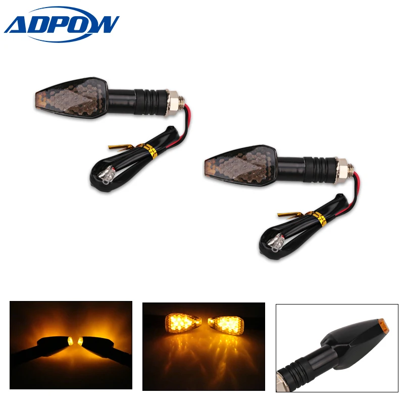 2Pcs Motorcycle Turn Signal Stop Light 12V Amber Motorbike Motorcycle Scooter Rear Turn Signal Indicators For Harley Honda etc
2Pcs Motorcycle Turn Signal Stop Light 12V Amber Motorbike Motorcycle Scooter Rear Turn Signal Indicators For Harley Honda etc