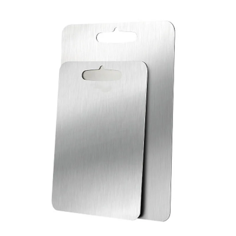 Cutting Boards Household Kitchen Cutting Board Food Grade Stainless Steel Kitchen Chopping Board for Fruit Vegetable Kitchen
Cutting Boards Household Kitchen Cutting Board Food Grade Stainless Steel Kitchen Chopping Board for Fruit Vegetable Kitchen