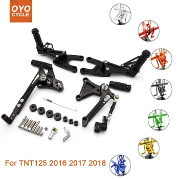For Benelli TNT125 2016 2017 2018 Motorcycle Rear Set Accessories CNC Adjustable Rearset Foot Pegs TNT 125 2018 Foot Rests
For Benelli TNT125 2016 2017 2018 Motorcycle Rear Set Accessories CNC Adjustable Rearset Foot Pegs TNT 125 2018 Foot Rests
