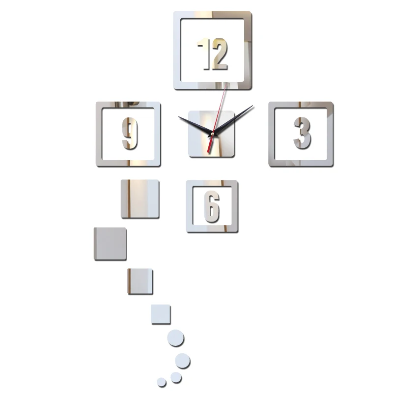 2019 top fashion home decor wall acrylic clocks modern design luxury real mirror quartz clock 3d crystal watches
2019 top fashion home decor wall acrylic clocks modern design luxury real mirror quartz clock 3d crystal watches