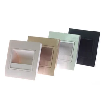 material ABS Square white/Silver 1.5w led step corner wall lamp same as switch size
material ABS Square white/Silver 1.5w led step corner wall lamp same as switch size