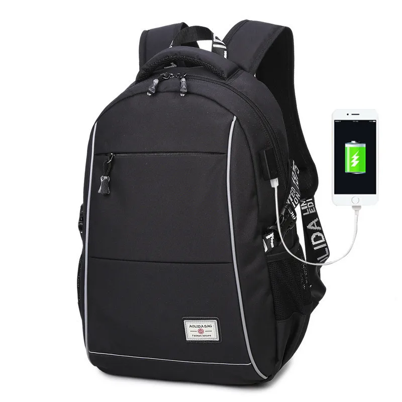 Men External USB Charging Backpack Canvas Backpack Male Mochila Escolar Boys Laptop Backpack School Bags Backpack for teens
Men External USB Charging Backpack Canvas Backpack Male Mochila Escolar Boys Laptop Backpack School Bags Backpack for teens