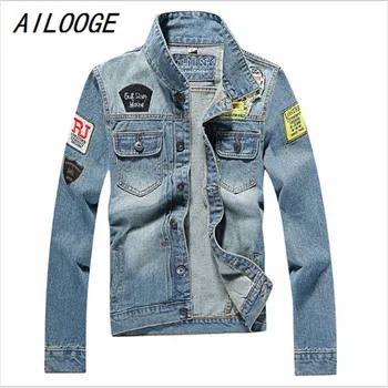 AILOOGE Men's Denim Jacket High Quality fashion Jeans Jackets Slim Fit Casual Streetwear Vintage Mens Jean Clothing Plus Size
AILOOGE Men's Denim Jacket High Quality fashion Jeans Jackets Slim Fit Casual Streetwear Vintage Mens Jean Clothing Plus Size