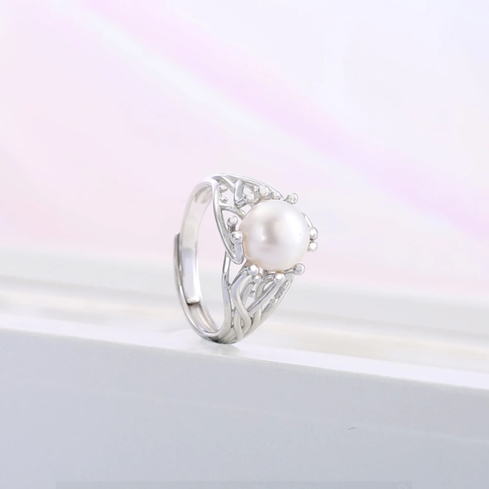 Original Sterling Silver Freshwater Pearl Ring Woman Oyster Pearl Ring Mounts Fit 8-10mm Bead Wedding Ring Jewelry Making
Original Sterling Silver Freshwater Pearl Ring Woman Oyster Pearl Ring Mounts Fit 8-10mm Bead Wedding Ring Jewelry Making