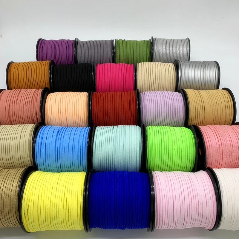 5yards 3mm Leather Braided Cord Korean Velvet Leather Handmade Beading Bracelet For Jewelry Making Supplies DIY Bracelet
5yards 3mm Leather Braided Cord Korean Velvet Leather Handmade Beading Bracelet For Jewelry Making Supplies DIY Bracelet
