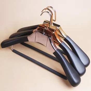 Hangerworld Deluxe Wide Shoulder PU Leather Padded Metal Hanger With Bar for Fur Clothes/ for Clothes Shop (4 pieces/ lot)
Hangerworld Deluxe Wide Shoulder PU Leather Padded Metal Hanger With Bar for Fur Clothes/ for Clothes Shop (4 pieces/ lot)
